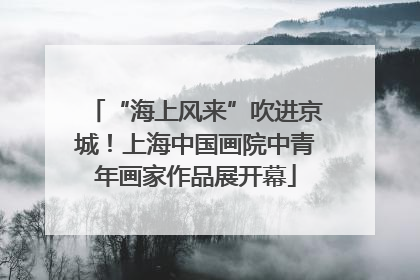“海上风来”吹进京城！上海中国画院中青年画家作品展开幕