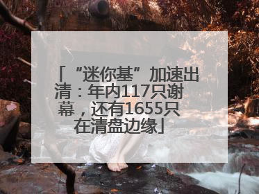 “迷你基”加速出清：年内117只谢幕，还有1655只在清盘边缘