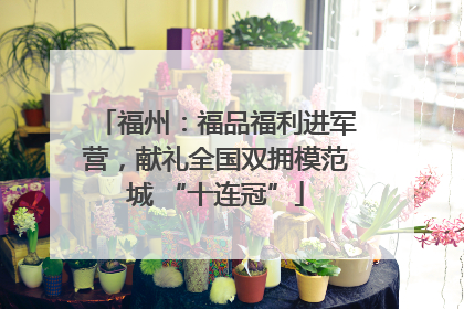 福州：福品福利进军营，献礼全国双拥模范城 “十连冠”