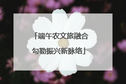 端午农文旅融合 勾勒振兴新脉络