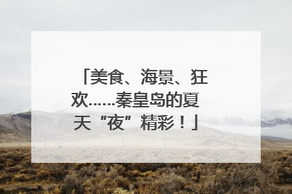 美食、海景、狂欢……秦皇岛的夏天“夜”精彩！