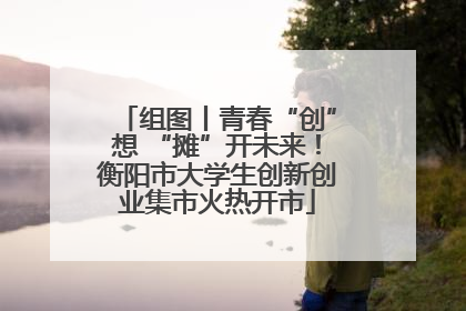 组图丨青春“创”想 “摊”开未来！衡阳市大学生创新创业集市火热开市