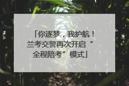 你逐梦，我护航！兰考交警再次开启“全程陪考”模式
