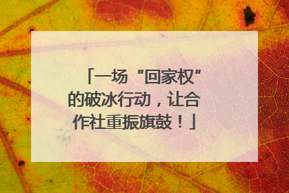 一场“回家权”的破冰行动，让合作社重振旗鼓！