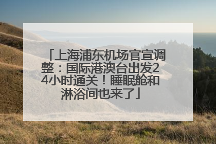 上海浦东机场官宣调整：国际港澳台出发24小时通关！睡眠舱和淋浴间也来了