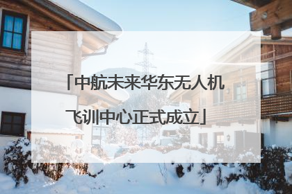 中航未来华东无人机飞训中心正式成立