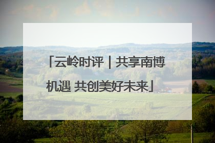 云岭时评｜共享南博机遇 共创美好未来