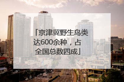 京津冀野生鸟类达600余种，占全国总数四成