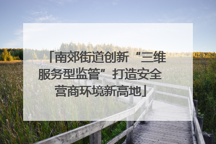 南郊街道创新“三维服务型监管”打造安全营商环境新高地