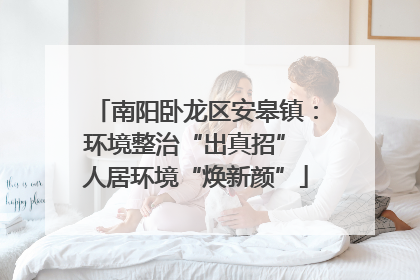 南阳卧龙区安皋镇：环境整治“出真招” 人居环境“焕新颜”