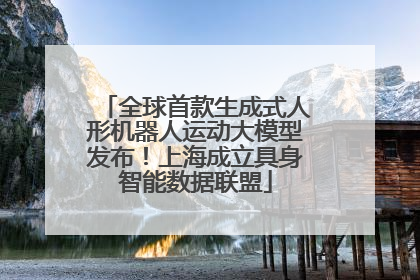 全球首款生成式人形机器人运动大模型发布！上海成立具身智能数据联盟
