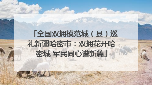 全国双拥模范城（县）巡礼新疆哈密市：双拥花开哈密城 军民同心谱新篇