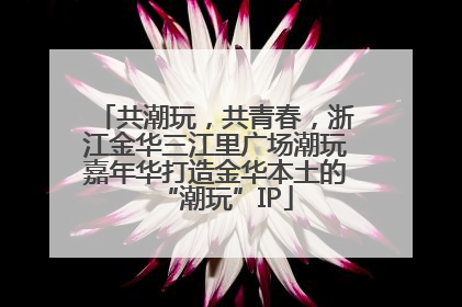 共潮玩，共青春，浙江金华三江里广场潮玩嘉年华打造金华本土的“潮玩”IP