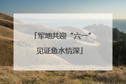 军地共迎“六一” 见证鱼水情深