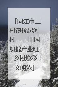 同江市三村镇拉起河村——田园织锦产业旺 乡村焕彩文明浓