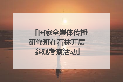 国家全媒体传播研修班在石林开展参观考察活动