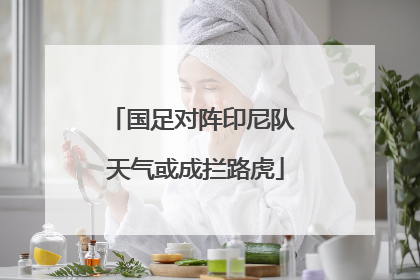 国足对阵印尼队 天气或成拦路虎