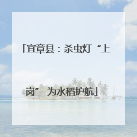 宜章县：杀虫灯“上岗” 为水稻护航