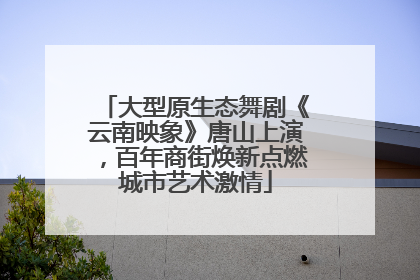 大型原生态舞剧《云南映象》唐山上演，百年商街焕新点燃城市艺术激情