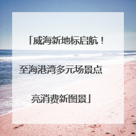 威海新地标启航！至海港湾多元场景点亮消费新图景
