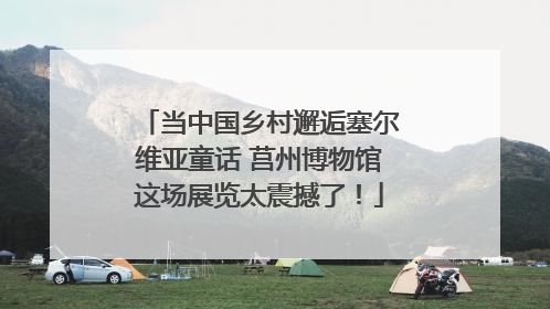 当中国乡村邂逅塞尔维亚童话 莒州博物馆这场展览太震撼了！