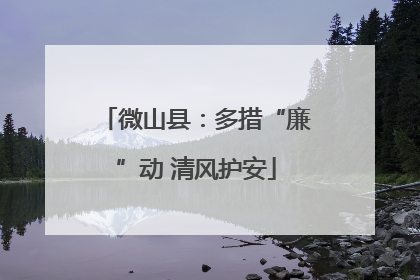 微山县：多措“廉”动 清风护安