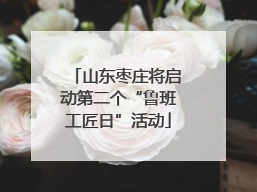 山东枣庄将启动第二个“鲁班工匠日”活动