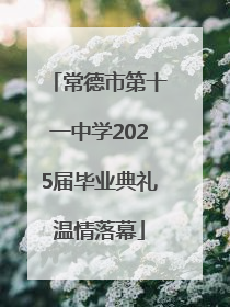 常德市第十一中学2025届毕业典礼温情落幕