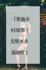 张掖乡村故事｜戈壁水乡插秧忙
