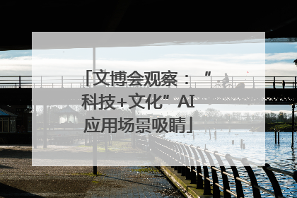 文博会观察：“科技+文化”AI应用场景吸睛