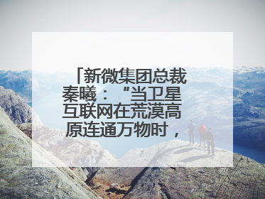 新微集团总裁秦曦：“当卫星互联网在荒漠高原连通万物时，成都的创新故事才真正开始”