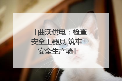 曲沃供电：检查安全工器具 筑牢安全生产墙