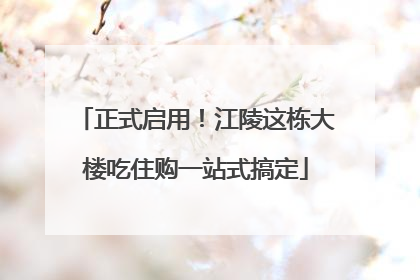 正式启用！江陵这栋大楼吃住购一站式搞定