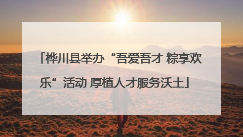 桦川县举办“吾爱吾才 粽享欢乐”活动 厚植人才服务沃土
