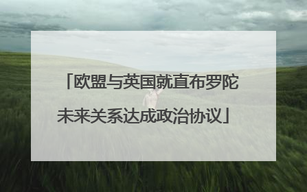 欧盟与英国就直布罗陀未来关系达成政治协议