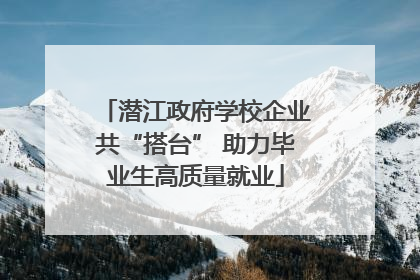 潜江政府学校企业共“搭台” 助力毕业生高质量就业