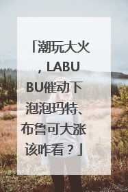 潮玩大火，LABUBU催动下泡泡玛特、布鲁可大涨该咋看？