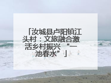 汝城县卢阳镇江头村：文旅融合激活乡村振兴 “一池春水”