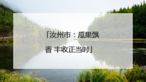汝州市：瓜果飘香 丰收正当时