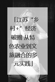 江苏“乡村+”经济破圈 从特色农业到文旅融合的多元实践