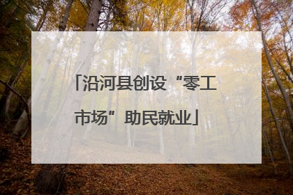 沿河县创设“零工市场”助民就业