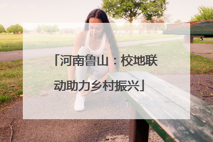 河南鲁山：校地联动助力乡村振兴