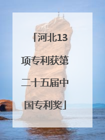 河北13项专利获第二十五届中国专利奖