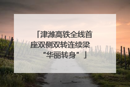 津潍高铁全线首座双侧双转连续梁“华丽转身”