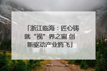 浙江临海：匠心铸就“视”界之窗 创新驱动产业腾飞