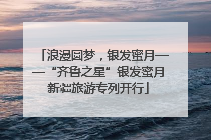 浪漫圆梦，银发蜜月——“齐鲁之星”银发蜜月新疆旅游专列开行