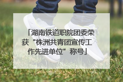 湖南铁道职院团委荣获“株洲共青团宣传工作先进单位”称号