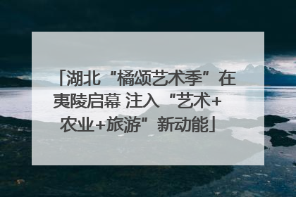 湖北“橘颂艺术季”在夷陵启幕 注入“艺术+农业+旅游”新动能