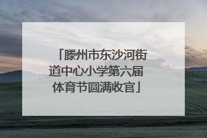 滕州市东沙河街道中心小学第六届体育节圆满收官