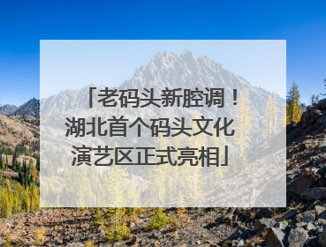 老码头新腔调！湖北首个码头文化演艺区正式亮相